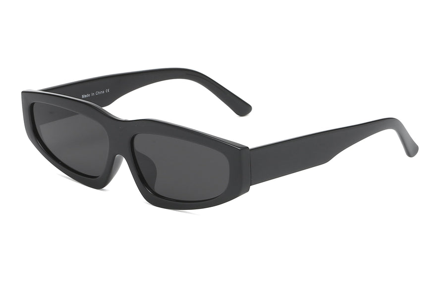 Odessa | Retro Thick Rectangle Sunglasses- 4 Colors