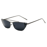 ESTEVAN Metal Retro Flat Lens Rectangular Sunglasses- 4 Colors