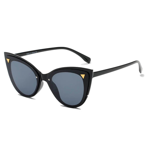 GRENOBLE |  Retro Fashion Round Cat-Eye Sunglasses- 2 Colors