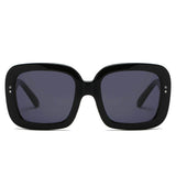 CLEMSON | Women Retro Trendy Vintage Bold Square Oversize Sunglasses