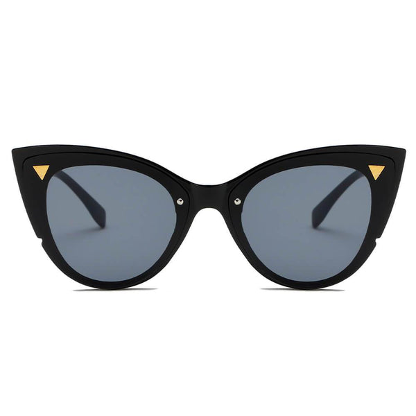 GRENOBLE |  Retro Fashion Round Cat-Eye Sunglasses- 2 Colors