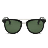 BENTON | Classic Round Brow-Bar Fashion Sunglasses