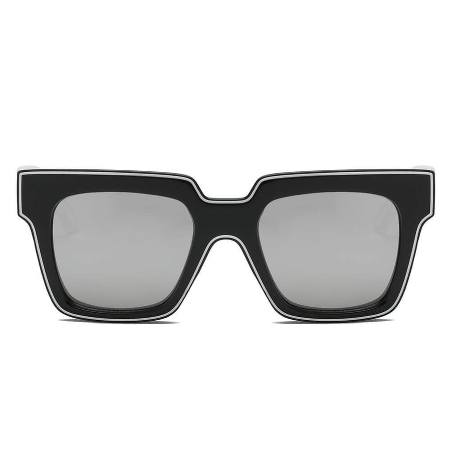 CAMDEN | Women Retro Square Oversized Sunglasses- 2 Colors