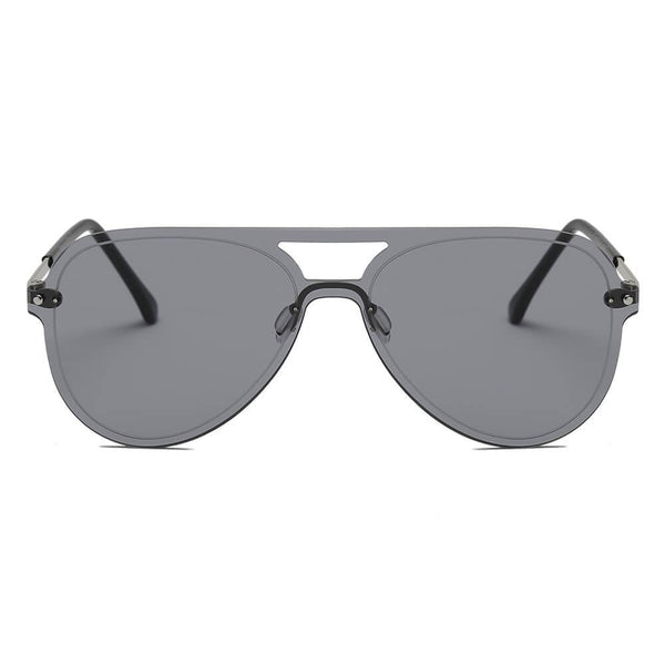 BELFAST | Unisex Flat Single Lens Aviator Fashion Sunglasses