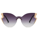 DECATUR | Women Fashion Oversize Cat Eye Sunglasses