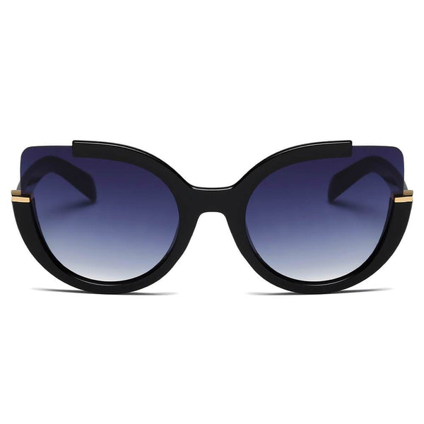 LENOX | Women Cut Out Round Cat Eye Fashion Style Vogue Sunglasses
