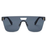 DEVON | Unisex Retro Square Mirrored Sunglasses