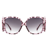 Vortexia - Oversize Irregular Frame Large Fashion Square Sunglasses