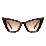 Stardaze Retro Square High-Pointed Cat-Eye Sunglasses- 7 Colors