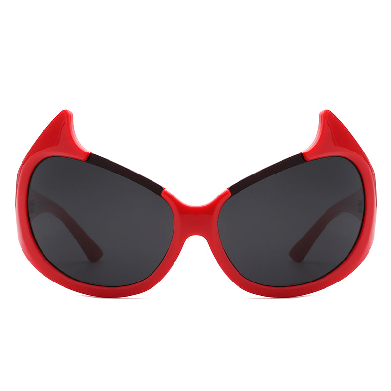 Astra - Y2K Oversized Round Sunglasses- 5 Colors