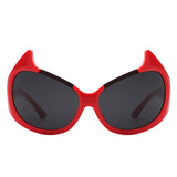 Astra - Y2K Oversized Round Sunglasses- 5 Colors