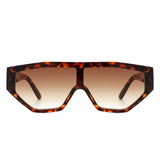 Firelily - Geometric Square Futuristic Sunglasses- 6 Colors