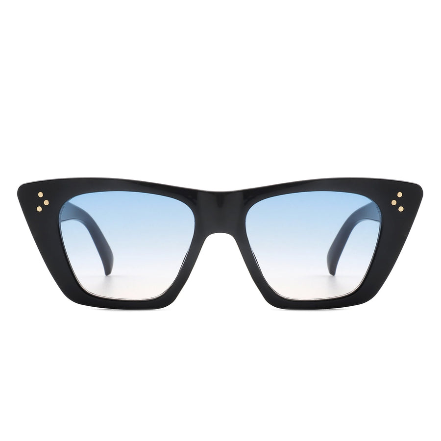 Lightnin Retro Cat-Eye Square Fashion Sunglasses- 6 Colors