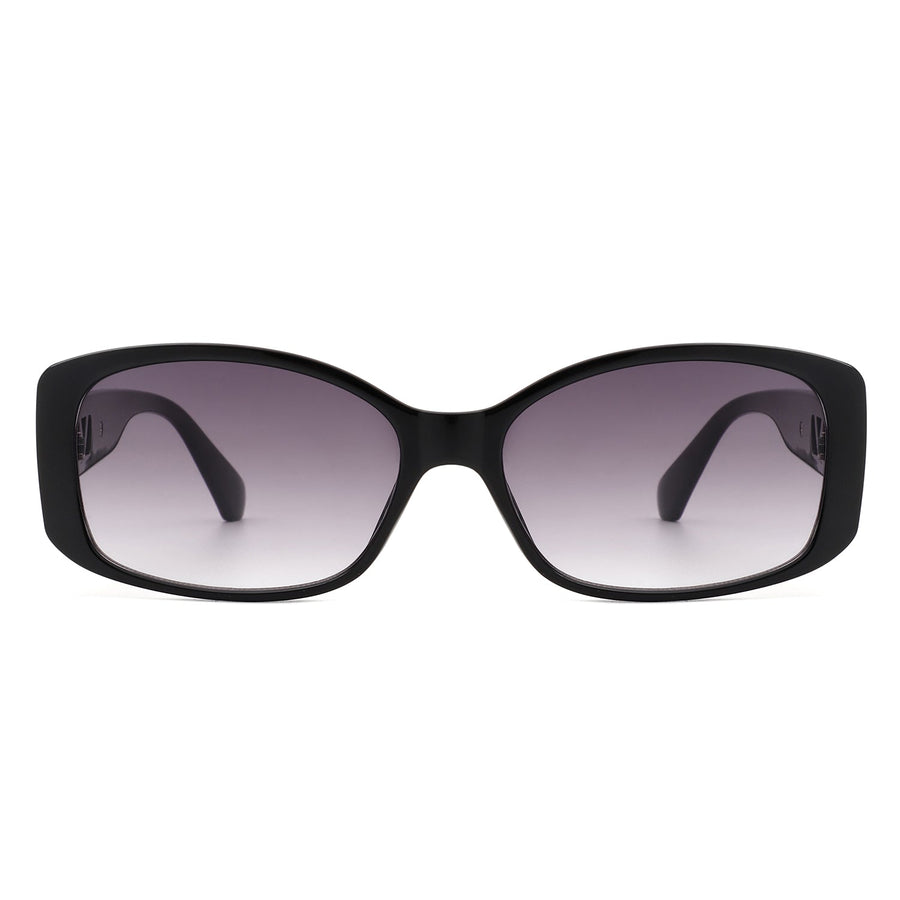 Fantasie - Rectangular Narrow Retro Tinted Fashion Square Sunglasses