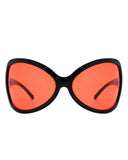 Luna - Oversized Triangle Butterfly Shape Sunglasses- 4 Colors