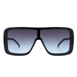 Wildwind Square Flat Top Oversize Retro Fashion Sunglasses- 6 Colors