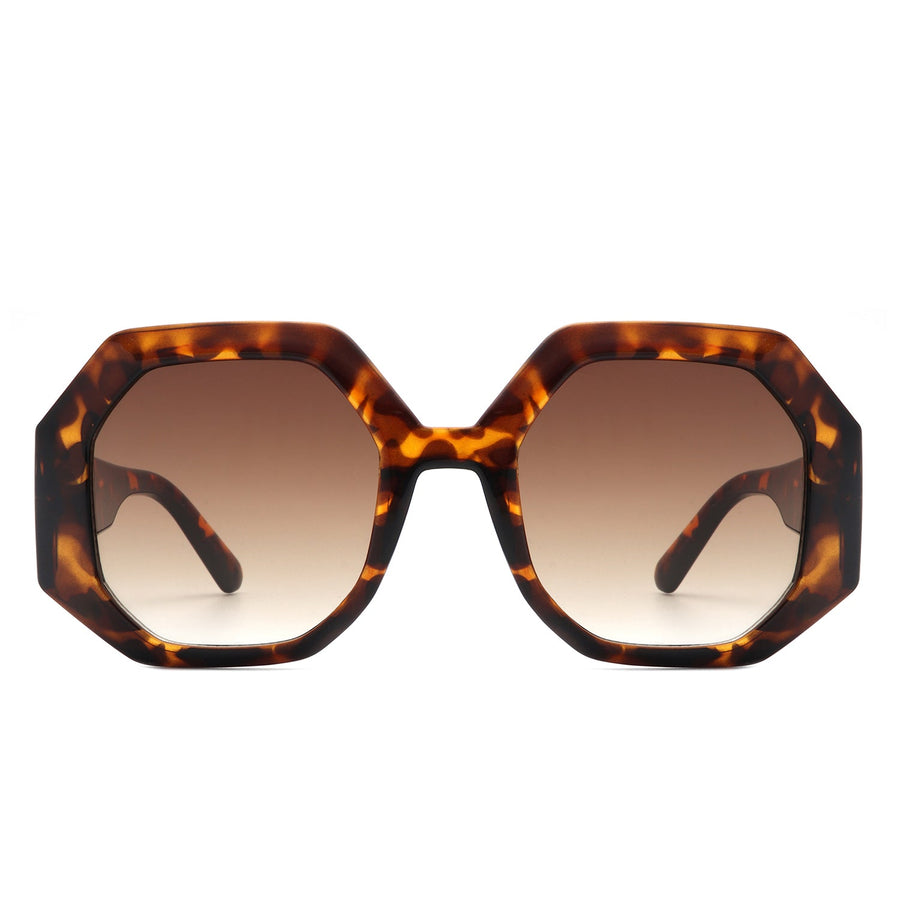 Diamorex Retro Polygon Round Fashion Sunglasses- 6 Colors