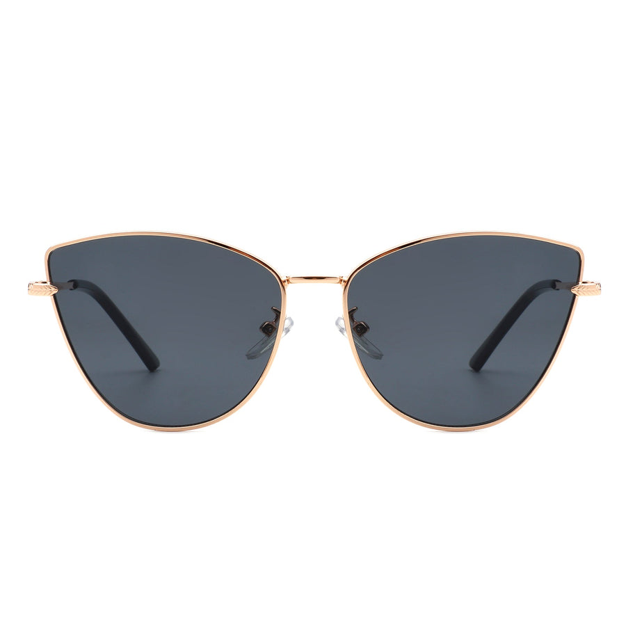 Aurorion Oversized Large Retro Cat-Eye Fashion Sunglasses- 6 Colors