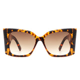 Skydusts - Oversize Square Chunky Fashion Large Women Sunglasses
