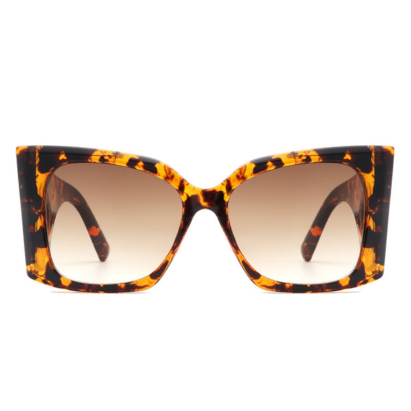 Skydusts - Oversize Square Chunky Fashion Large Women Sunglasses