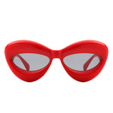 Vexa Thick Oversized Lip-Shaped Sunglasses- 7 Colors