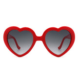 Glowlily - Playful Mod Clout Heart Shaped Sunglasses- 4 Colors