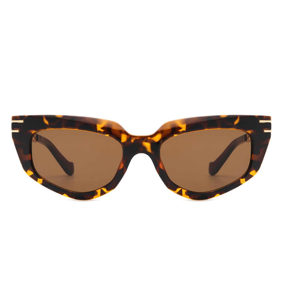 Skylight Chic Chain Link Design Cat-Eye Sunglasses- 7 Colors