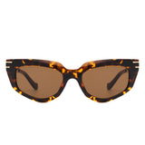 Skylight Chic Chain Link Design Cat-Eye Sunglasses- 7 Colors