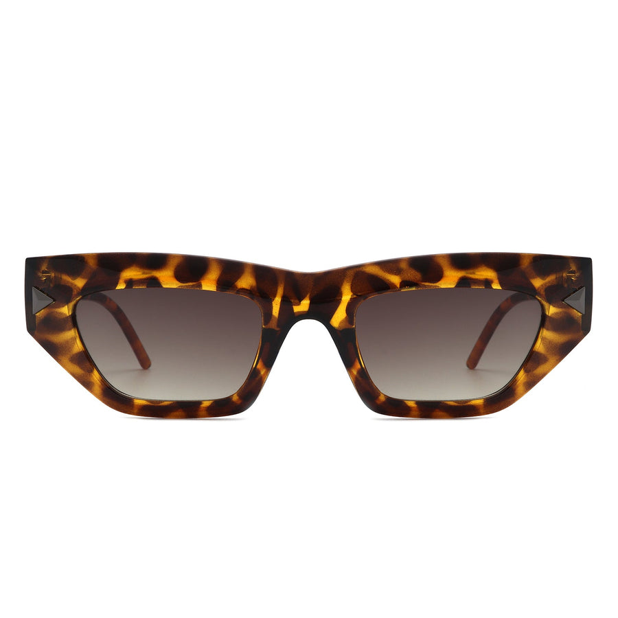 Oceanlux - Retro Chic Cat Eye Chunky Square Women's Sunglasses