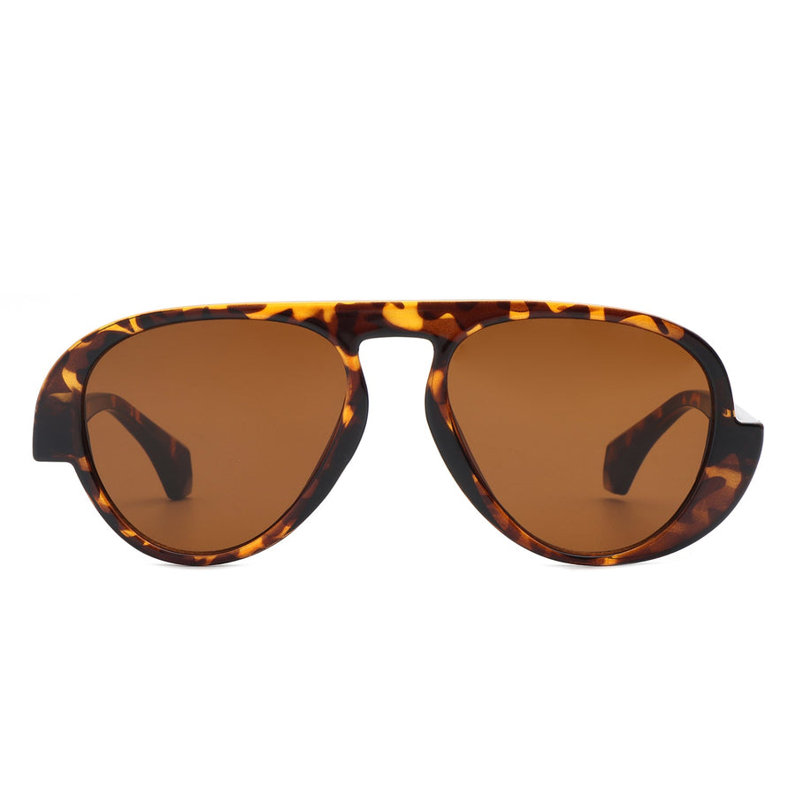 Twinklez Futuristic Chunky Aviator Fashion Sunglasses- 7 Colors