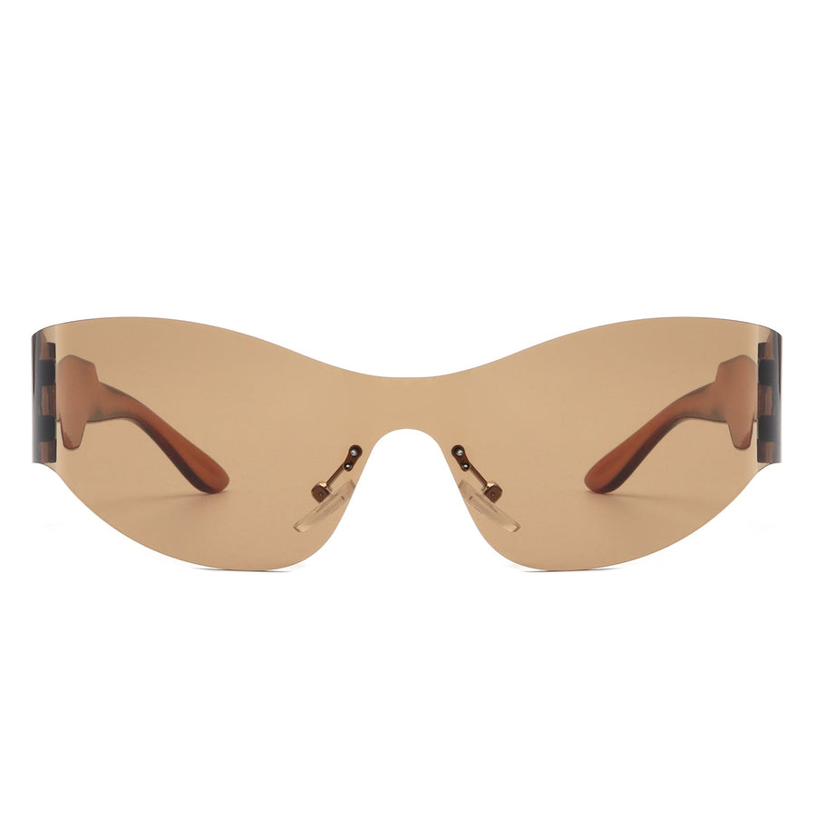 Galadriel - Futuristic Mirrored Cyberpunk Sport Sunglasses