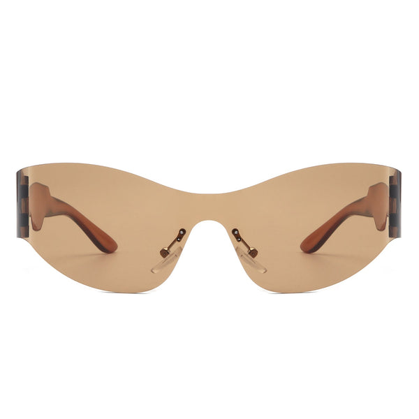 Galadriel - Futuristic Mirrored Cyberpunk Sport Sunglasses
