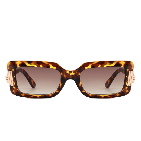 Sylphine - Oversize Sporty Square Chunky Shield Sunglasses