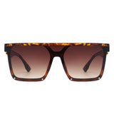 Sunquest Oversized Square Flat Top Sunglasses- 6 Colors