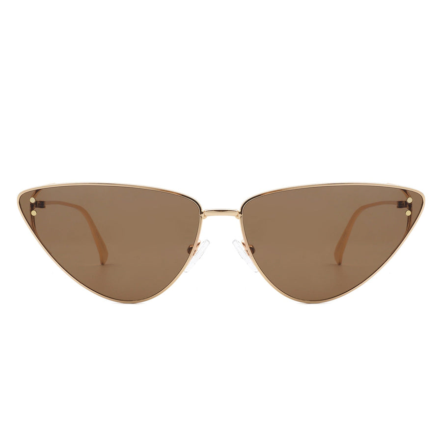 Windflow Retro Tinted Flat Lens Cat-Eye Sunglasses- 5 Colors
