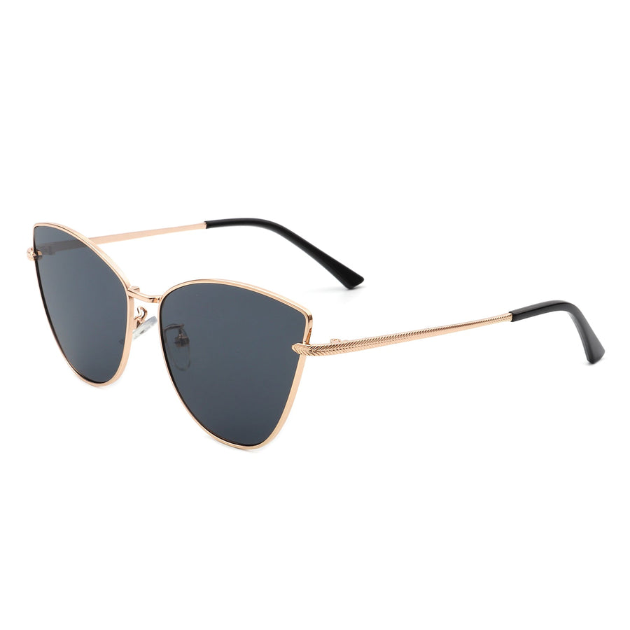 Aurorion Oversized Large Retro Cat-Eye Fashion Sunglasses- 6 Colors