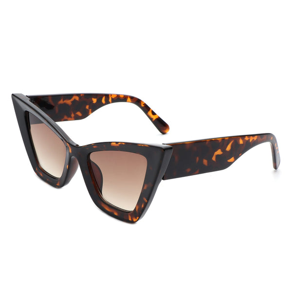 Stardaze - Retro Square High Pointed Cat Eye Sunglasses