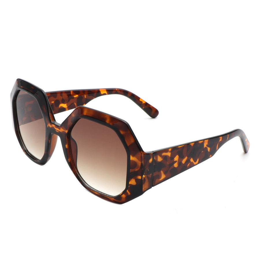 Diamorex Retro Polygon Round Fashion Sunglasses- 6 Colors