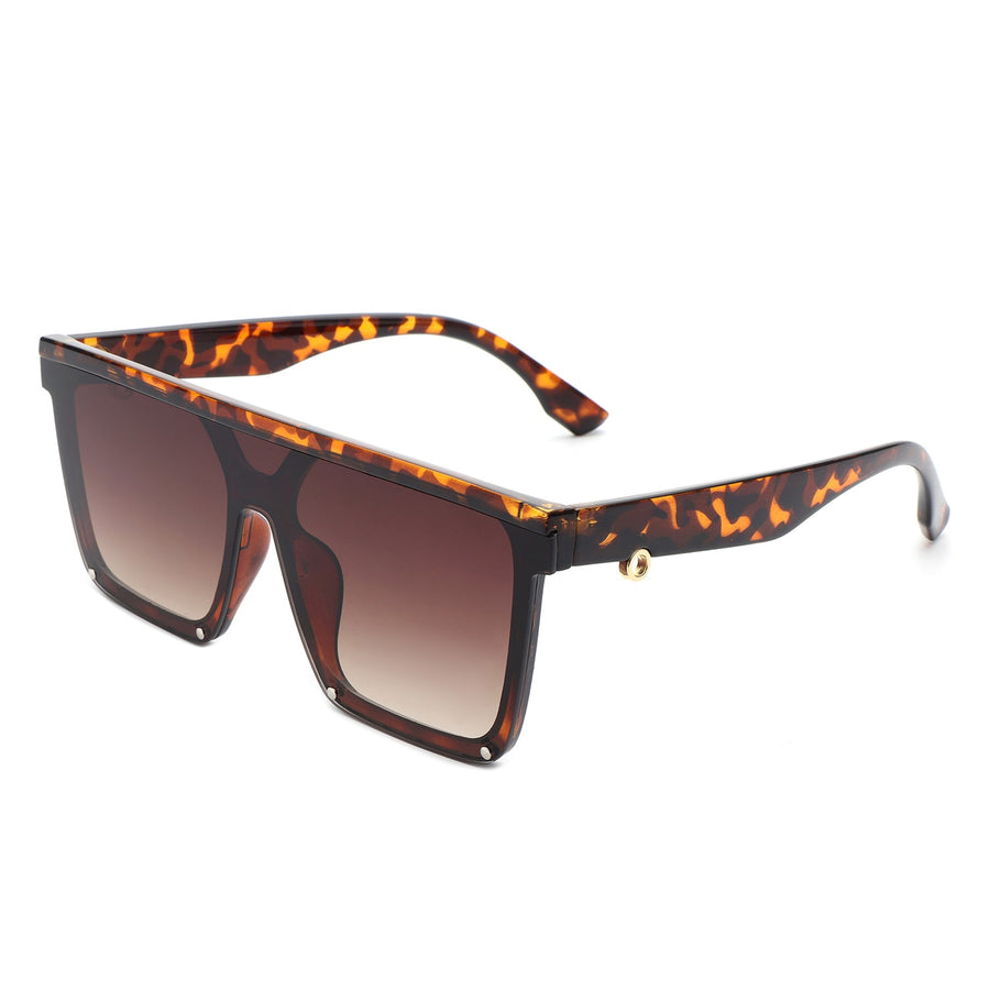 Sunquest Oversized Square Flat Top Sunglasses- 6 Colors