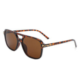 Skyhavoc Retro Square Brow-Bar Aviator Sunglasses- 6 Colors