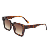 Xeno Flat Top Geometric Square Fashion Sunglasses- 6 Colors