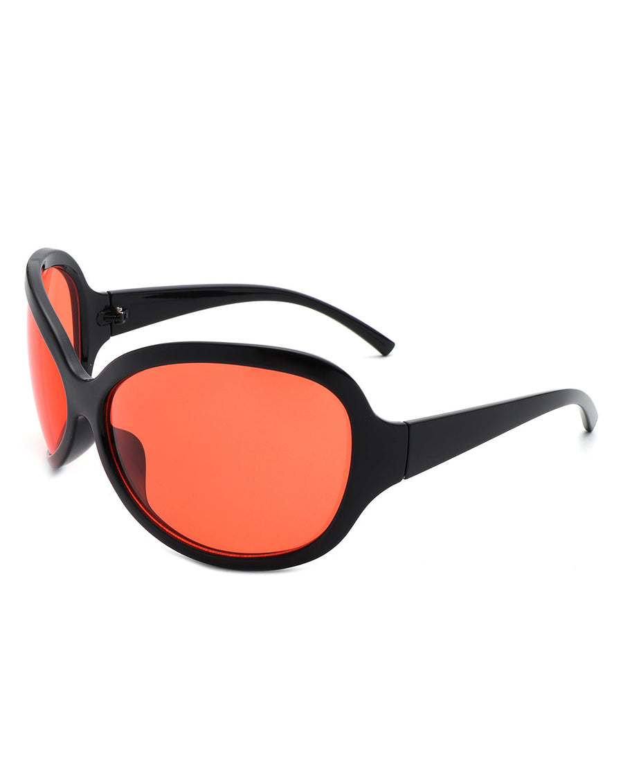 Luna - Oversized Triangle Butterfly Shape Sunglasses- 4 Colors