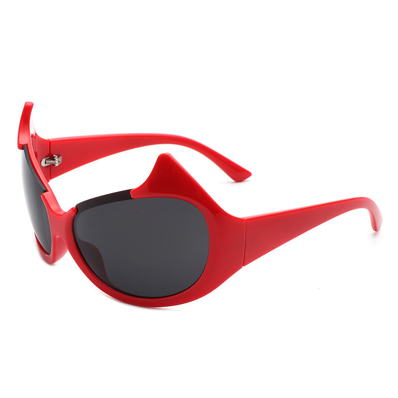 Astra - Y2K Oversized Round Sunglasses- 5 Colors