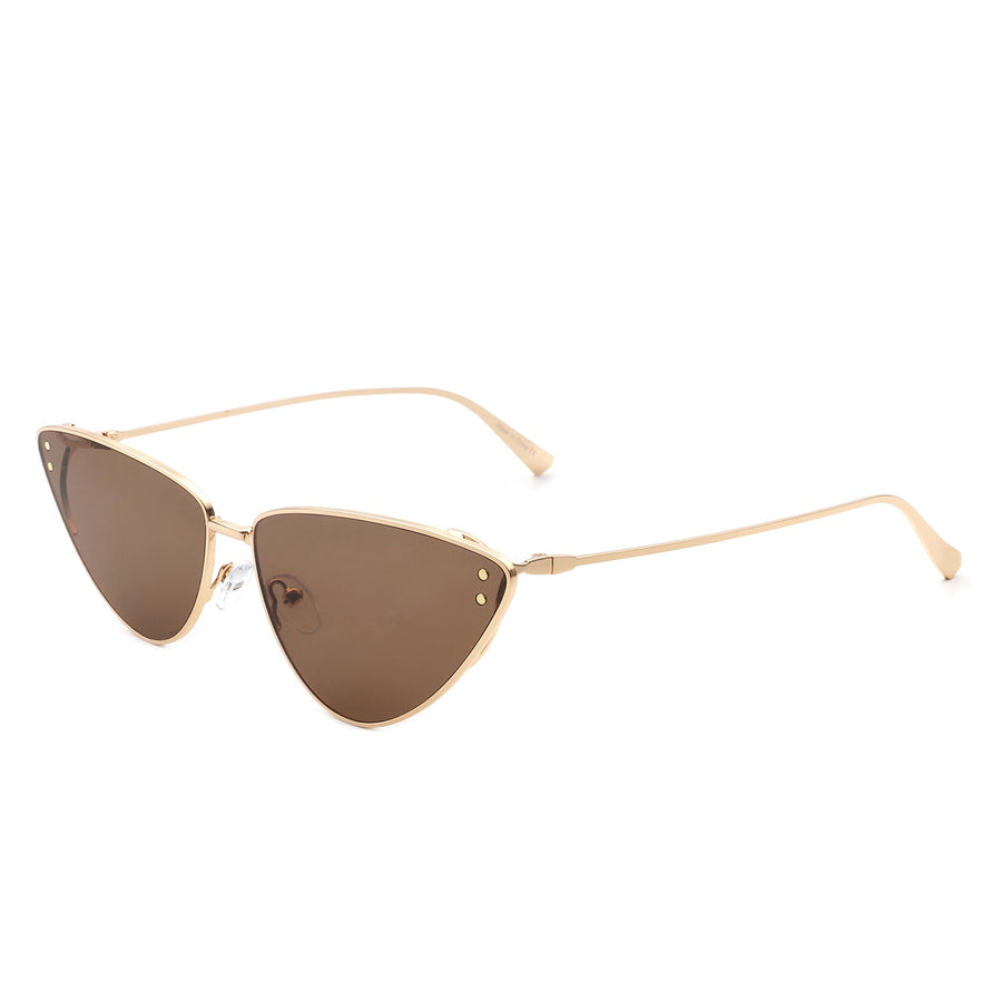 Windflow Retro Tinted Flat Lens Cat-Eye Sunglasses- 5 Colors