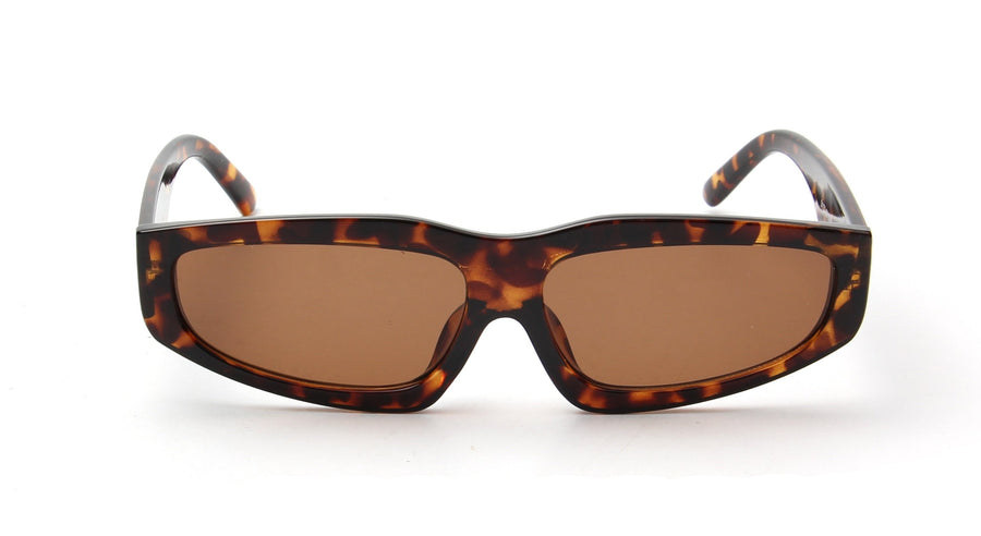 Odessa | Retro Thick Rectangle Sunglasses- 4 Colors