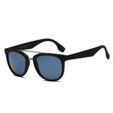 BENTON | Classic Round Brow-Bar Fashion Sunglasses