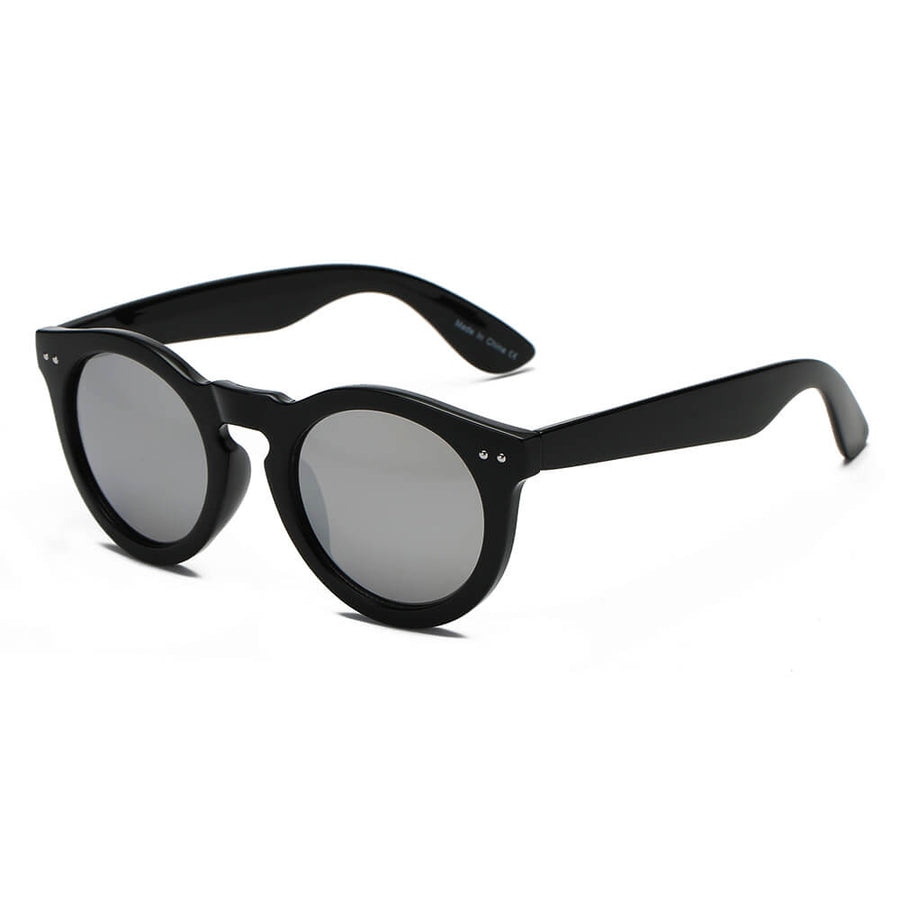 BALA | Retro Round Fashion Circle Sunglasses- Gray