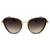 NARVA | Women Sleek Glitter Glamour Cat Eye Feline Fashion Sunglasses