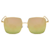 ENOCH | Metal Flat Lens Square Sunglasses- 2 Colors
