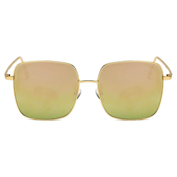 ENOCH | Metal Flat Lens Square Sunglasses- 2 Colors